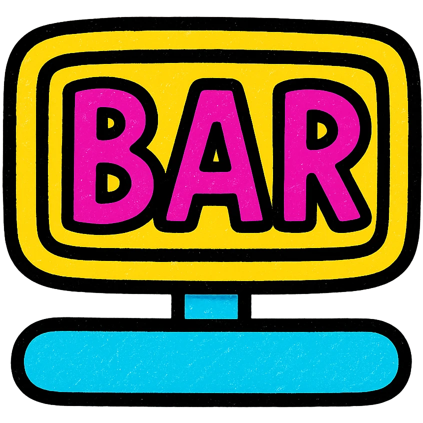 un bar emoji