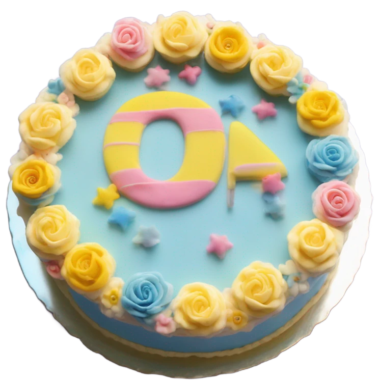 Pastel de cumpleaños número 16 emoji