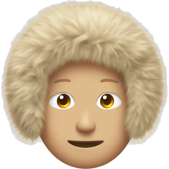 beige fuzzy earmuffs emoji