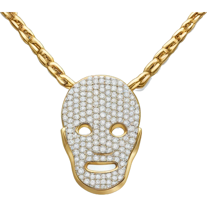 diamond tennis chain with a diamond and white gold pendant with the word jake emoji