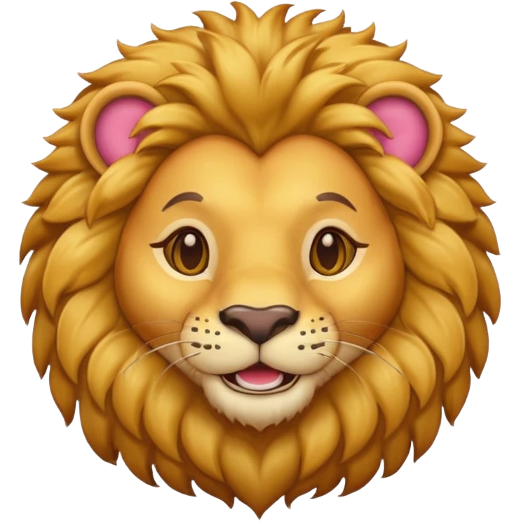 lion with heart eyes emoji