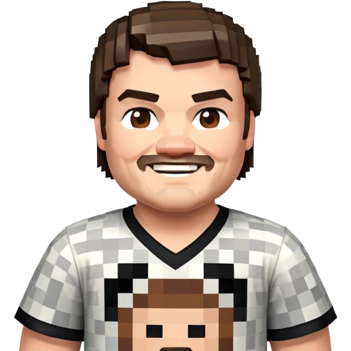 Jack black Minecraft  emoji