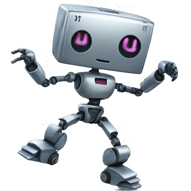 dancing robot emoji