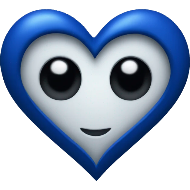 Dark blue heart  emoji