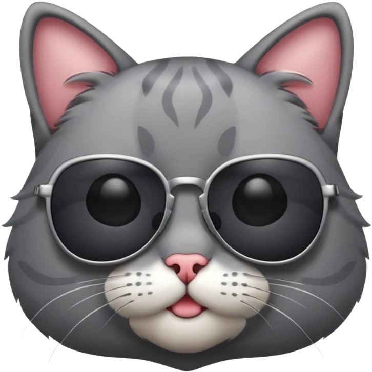 Cat wearing sunglasses emoji