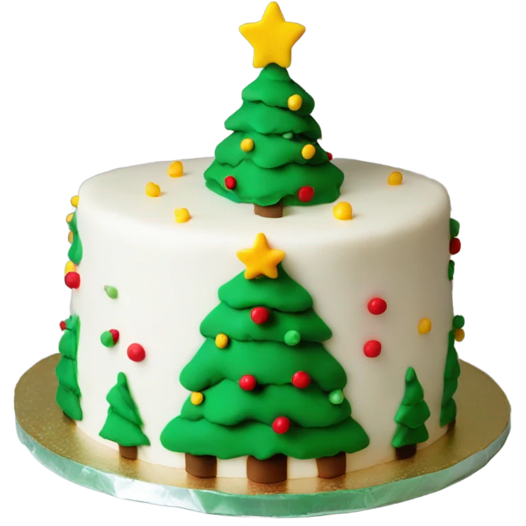Little Debbi Christmas tree cake emoji