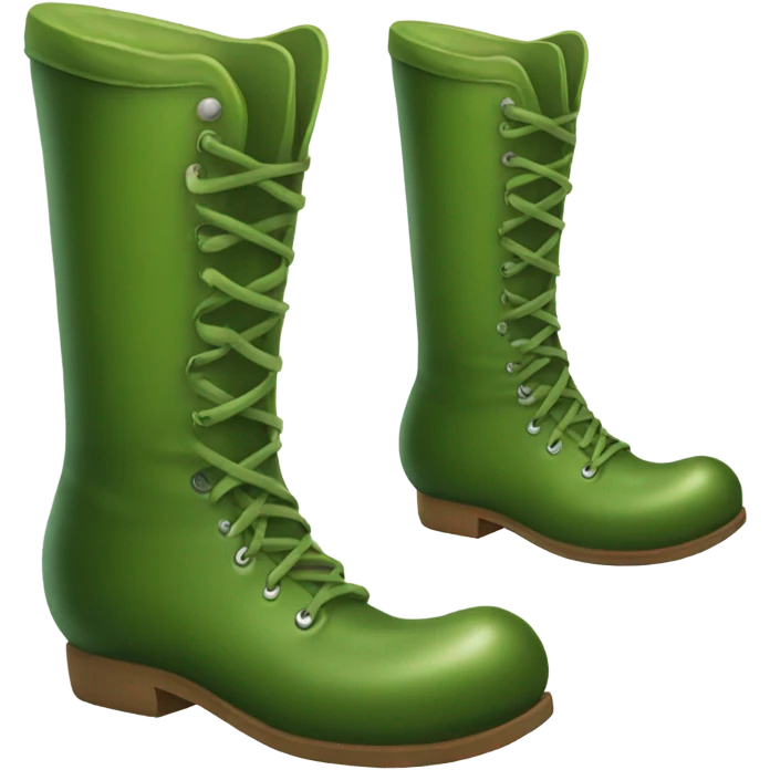 pickle wearing boots emoji