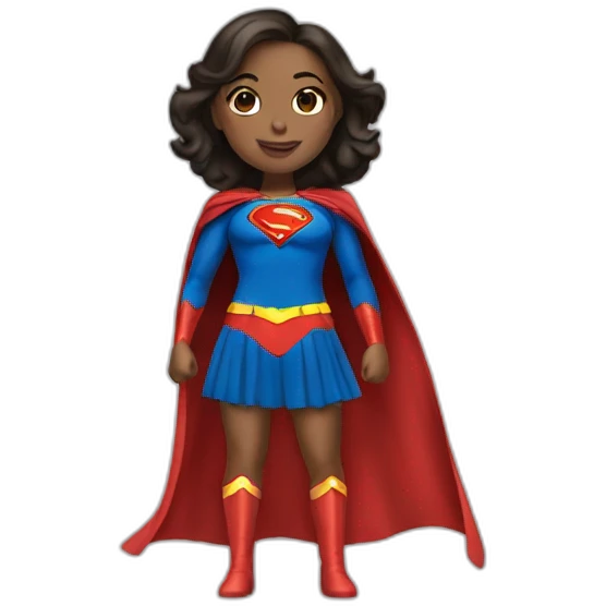Super girl emoji
