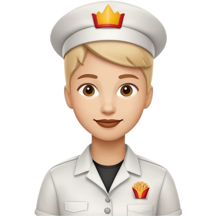 Fast food worker emoji