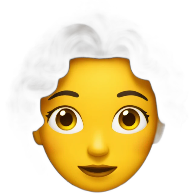CHICA CON GIRASOL emoji