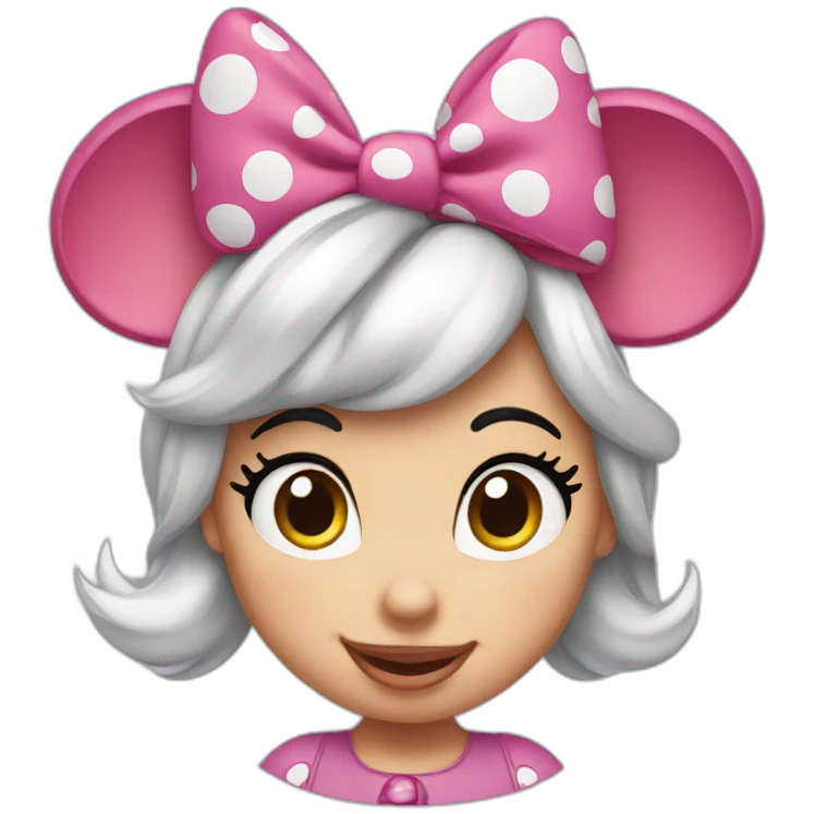 Minnie mouse emoji