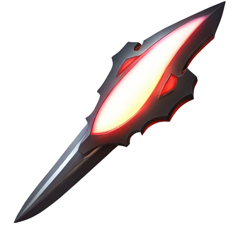 space-multiblade-sword-with-red-ray-blade emoji