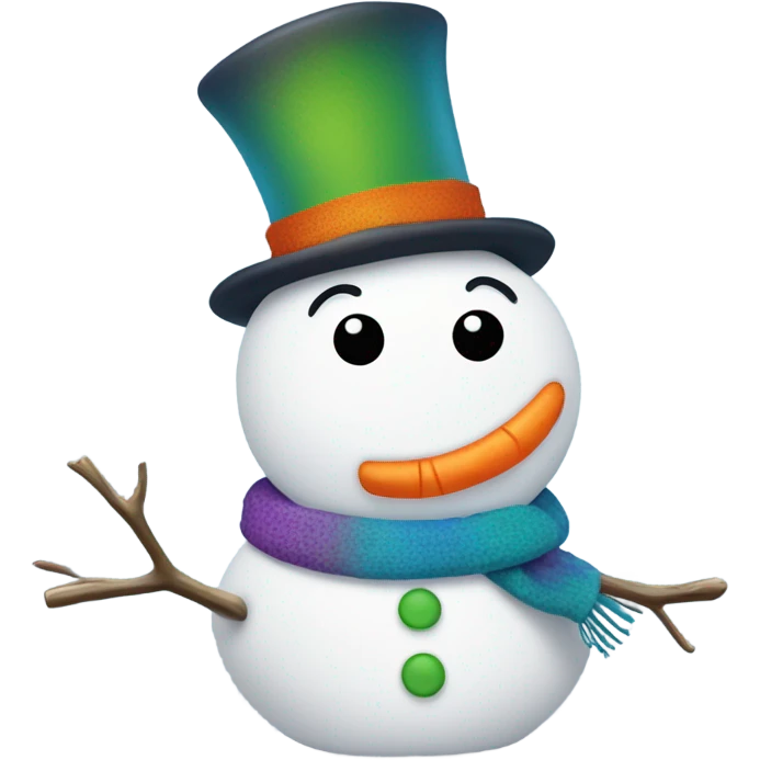 Cute Snowman emoji