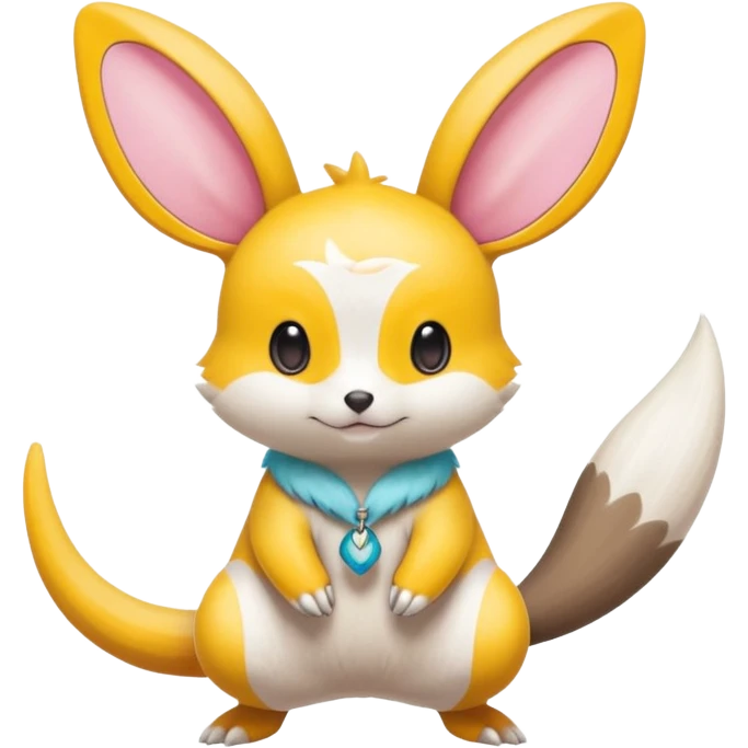 Tropical Exotic Minccino-Buizel-Emolga-fusion  emoji