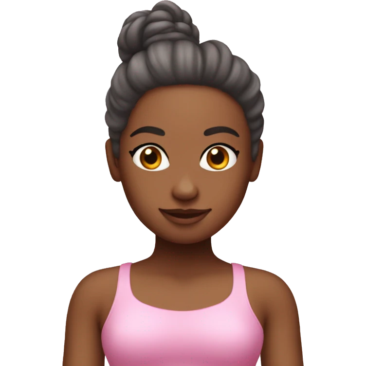 Pink Pilates princess  emoji