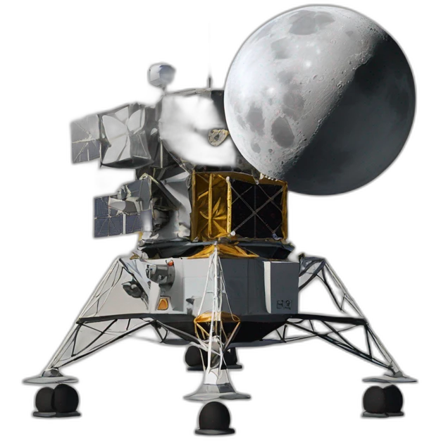 Apollo 11 lunar lander emoji