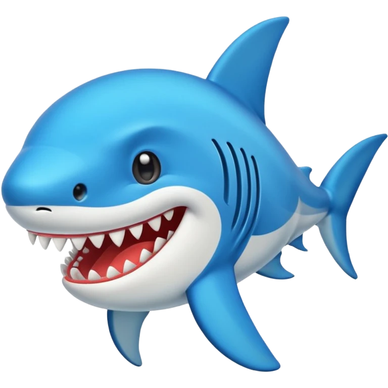 Tiburón con tenis puestos emoji