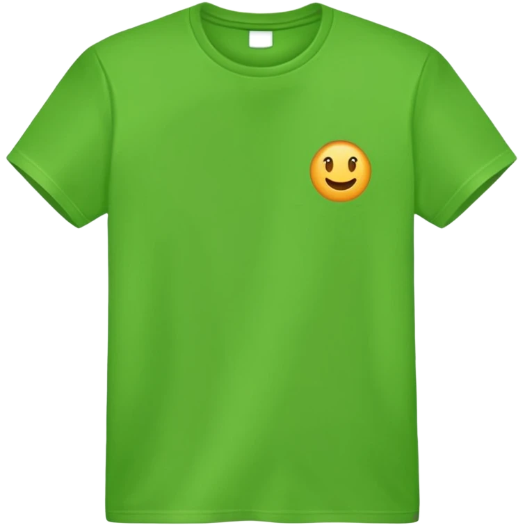 green t-shirt emoji
