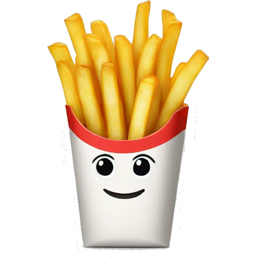 french fries emoji