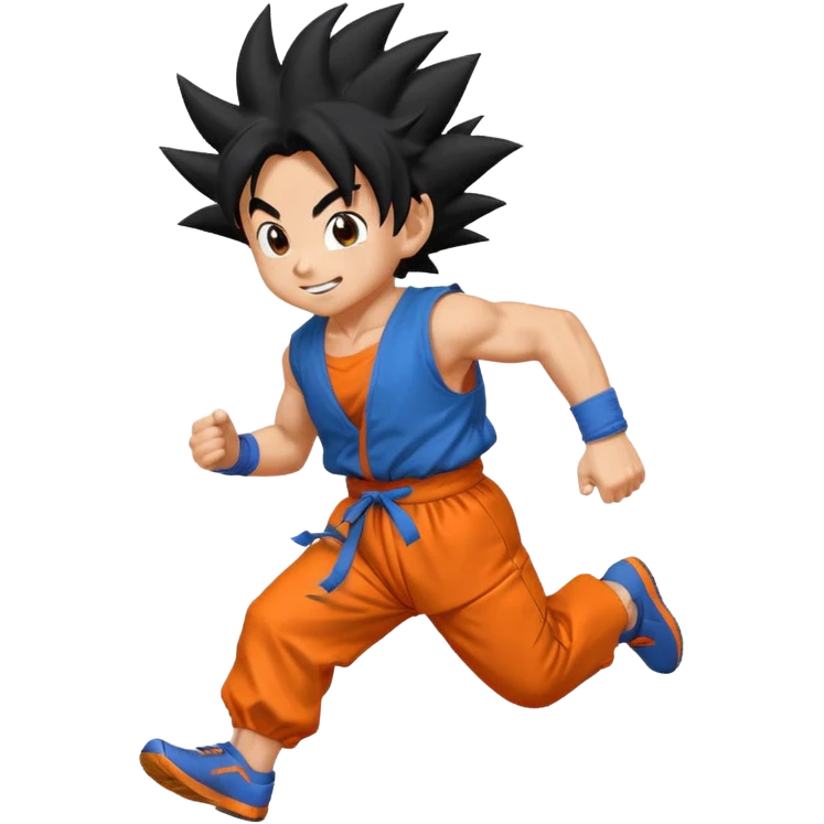 Goku 🐍🐉 run 😀🤣 emoji