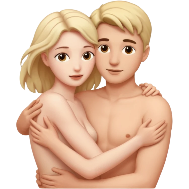 Man and woman having sex naked emoji