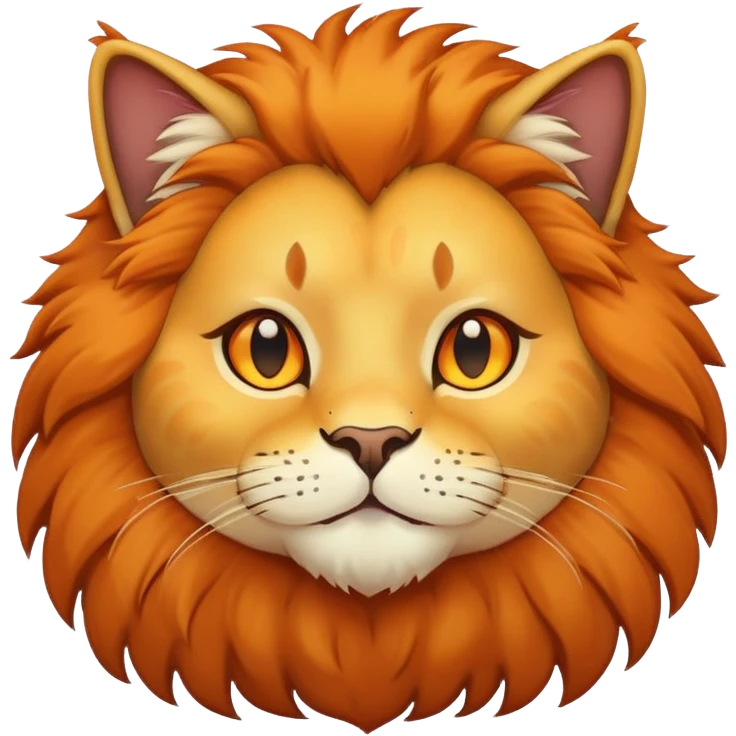 Lion cat emoji