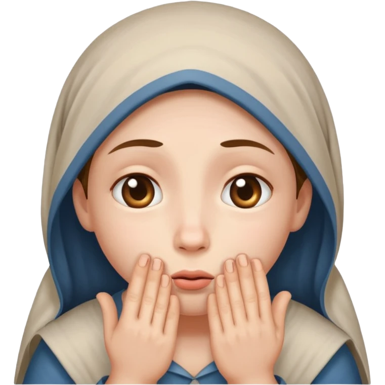 A begging face with love emoji