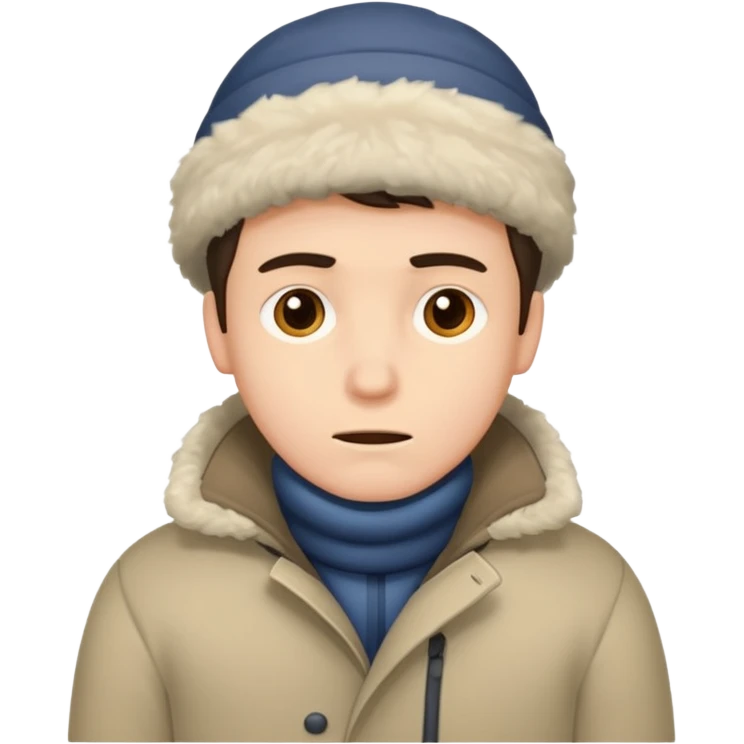 freezing man emoji