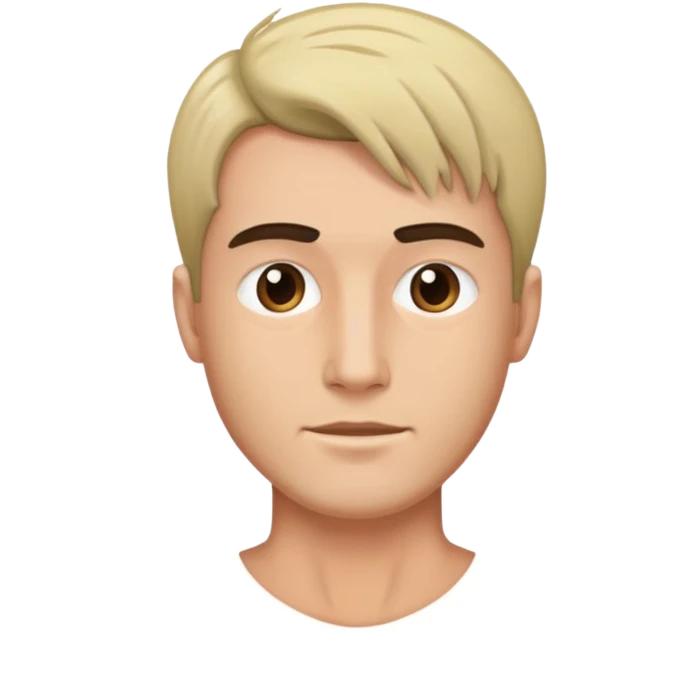 Men with hair transplanted emoji