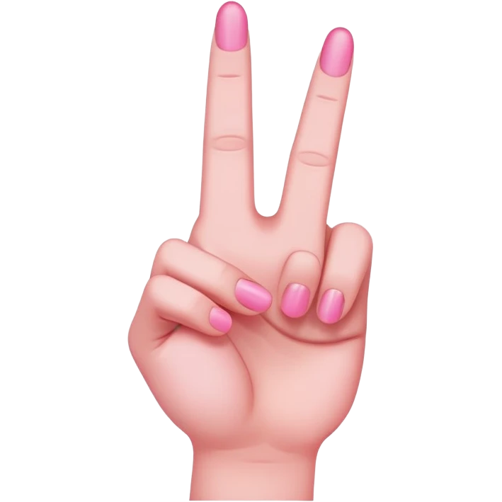pink middle finger emoji