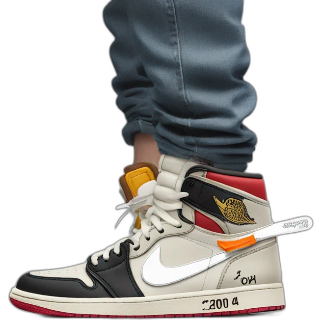 Jordan 1 off White emoji
