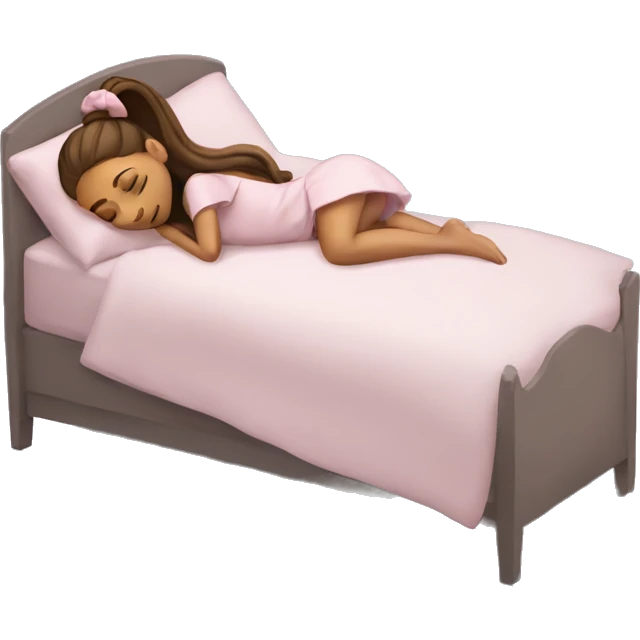 Ariana Grande sleeping emoji
