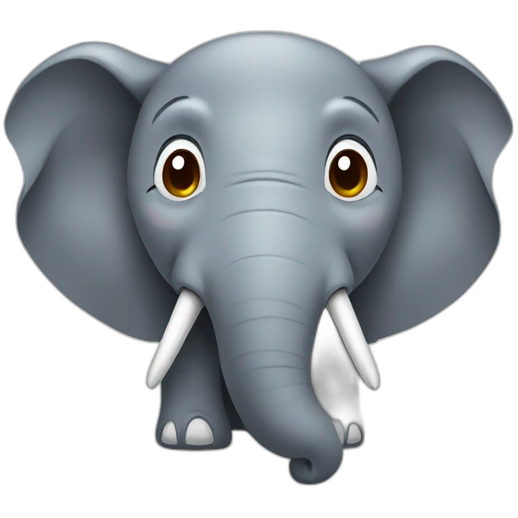 Elephant with Mole emoji