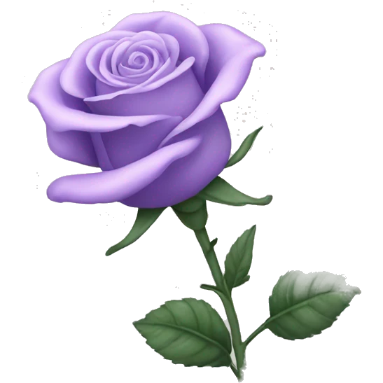 Lavender rose emoji