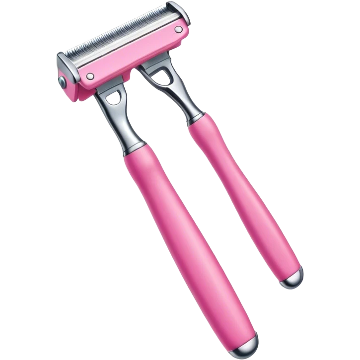 Pink razor emoji