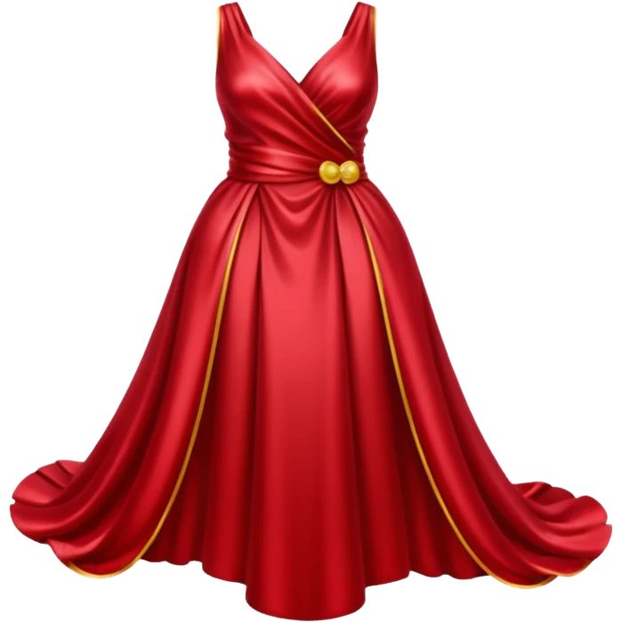 Ropa de satin color cherry emoji