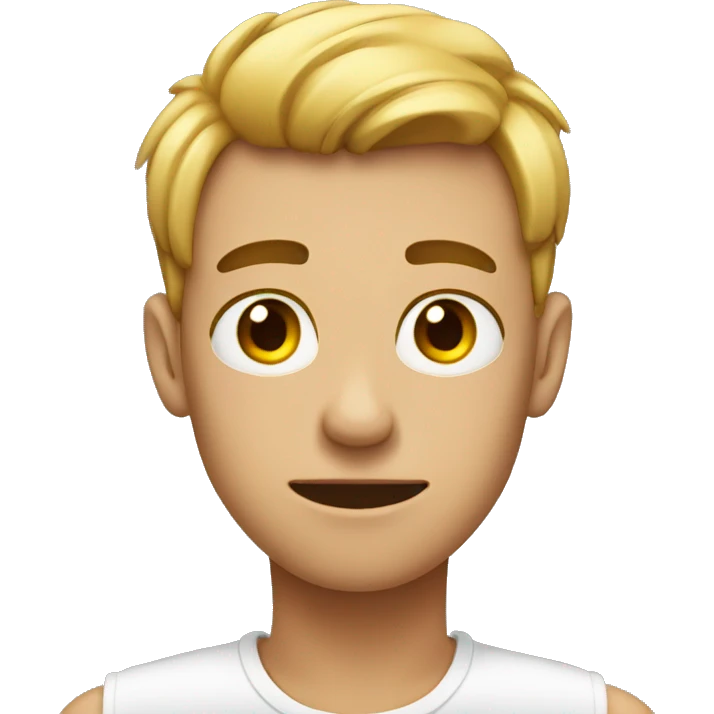 Gay male rolling his eyes emoji
