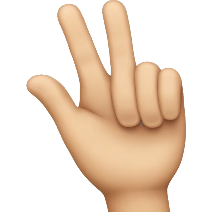 raised finger emoji