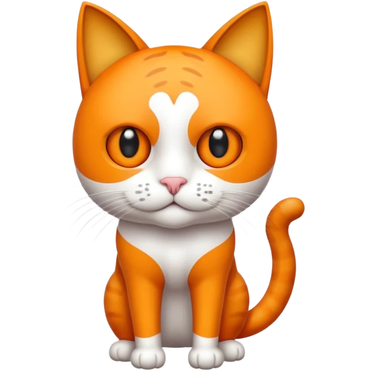 Pez con cabeza de gato y con patas de humano emoji
