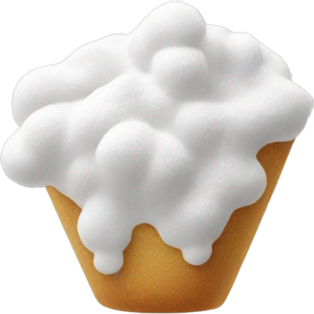 Nose smelling powdered sugar emoji