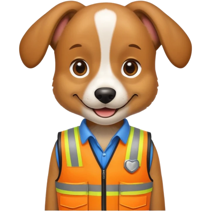 dog handler emoji