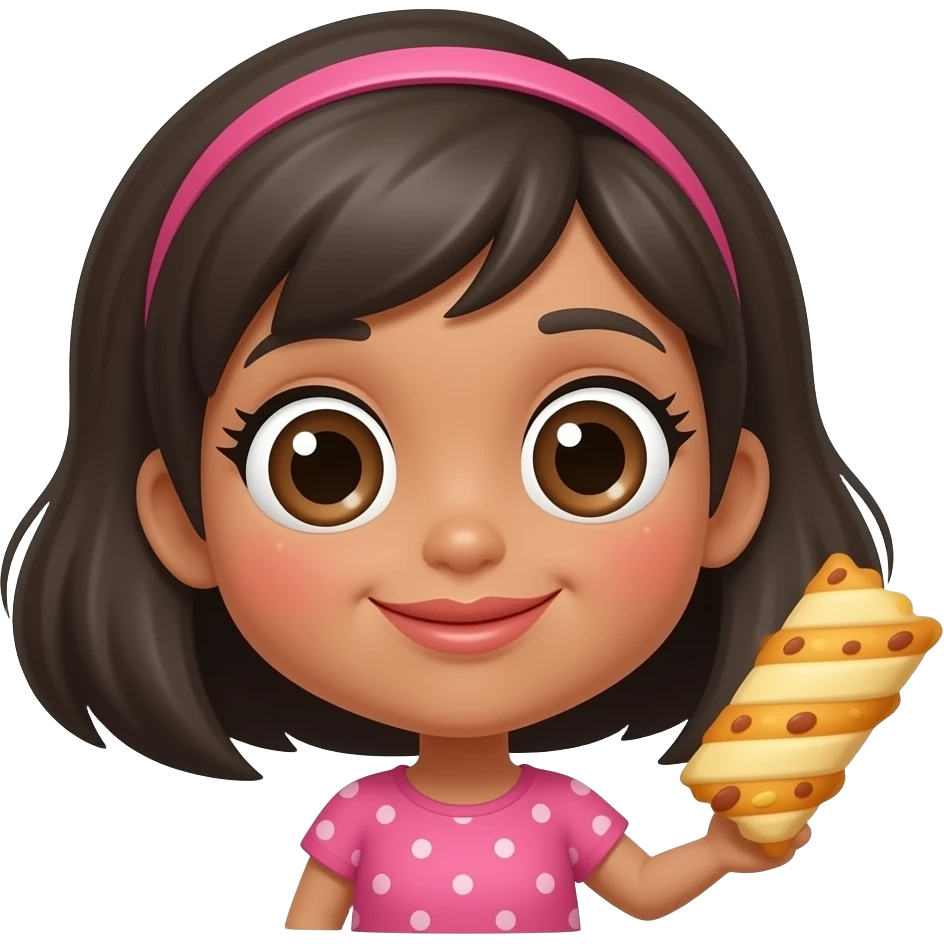 Crate a black lady snack emoji