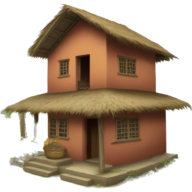 indian village house emoji