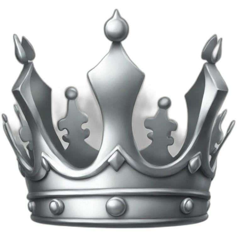 silver crown emoji