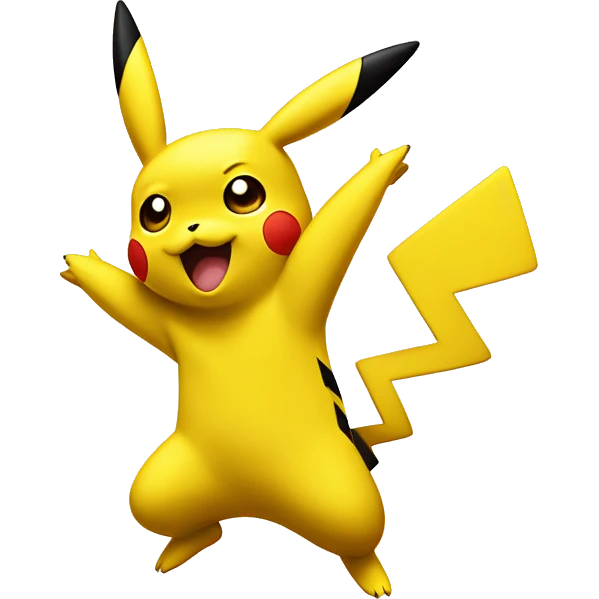 Pikachu qui danse emoji