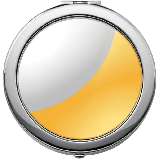 small round compact mirror emoji