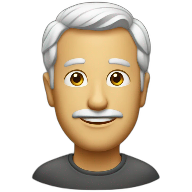 Monsieur qui fait un d’hab emoji
