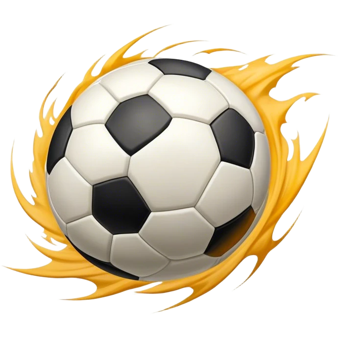 Cinematic Realistic image of an AFL ball captured mid-flight with dynamic motion blur and finely detailed rugged textures, set under dramatic stadium lighting that evokes high-energy athleticism emoji