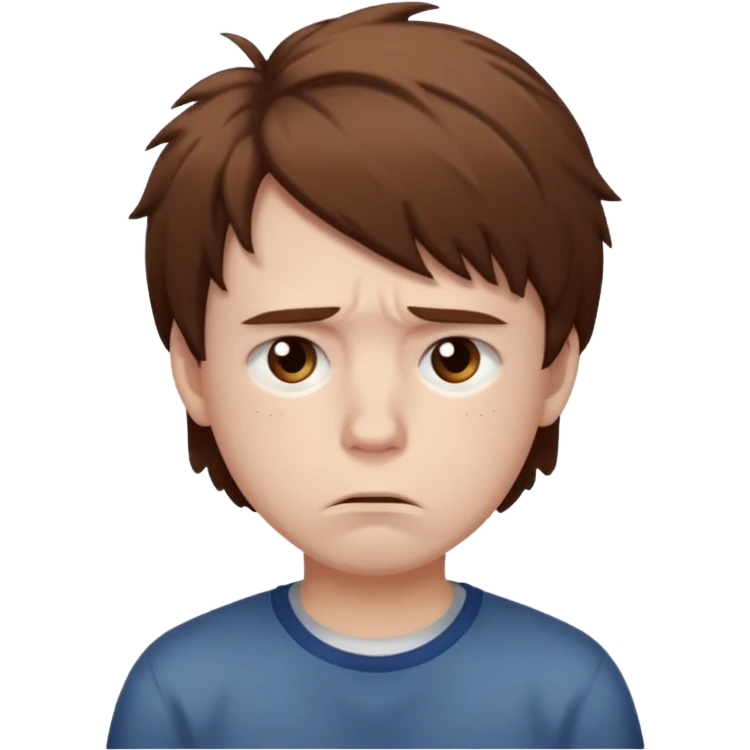 sad boy emoji