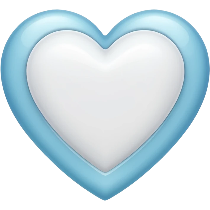 White heart emoji